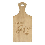 Personalised Gin Wooden Paddle Board