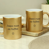 Personalised Gold Mug