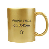 Personalised Gold Mug