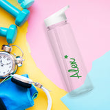 Personalised Green Star Water Bottle