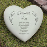 Personalised Heart Memorial