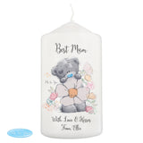 Personalised Me to You Floral Daisy Pillar Candle