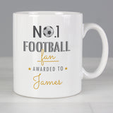 Personalised No.1 Football Fan Mug