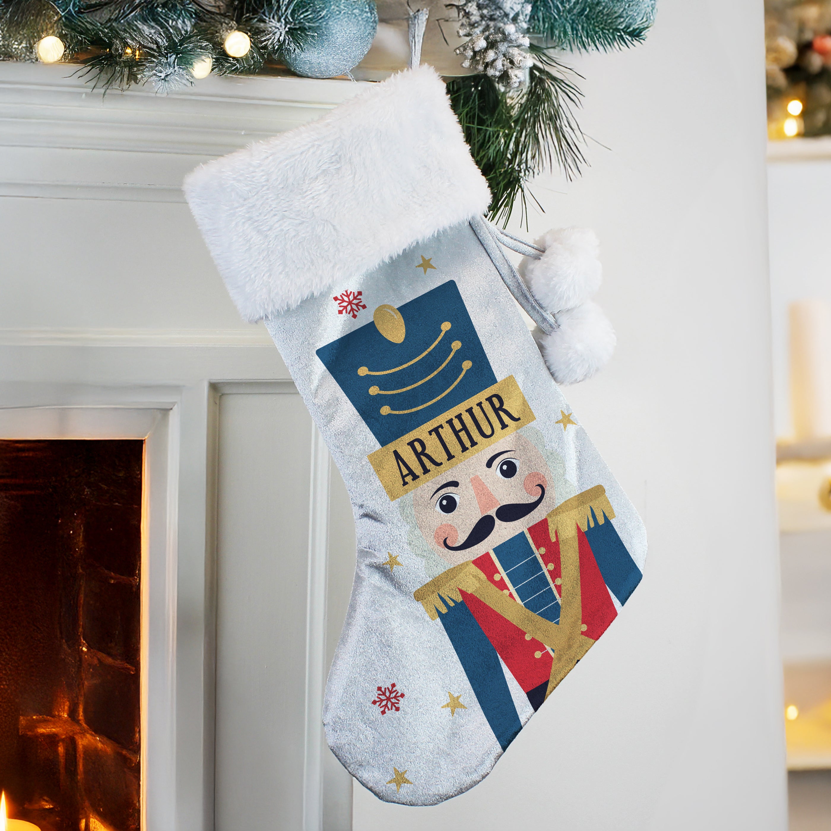 Personalised Nutcracker Christmas Stocking2