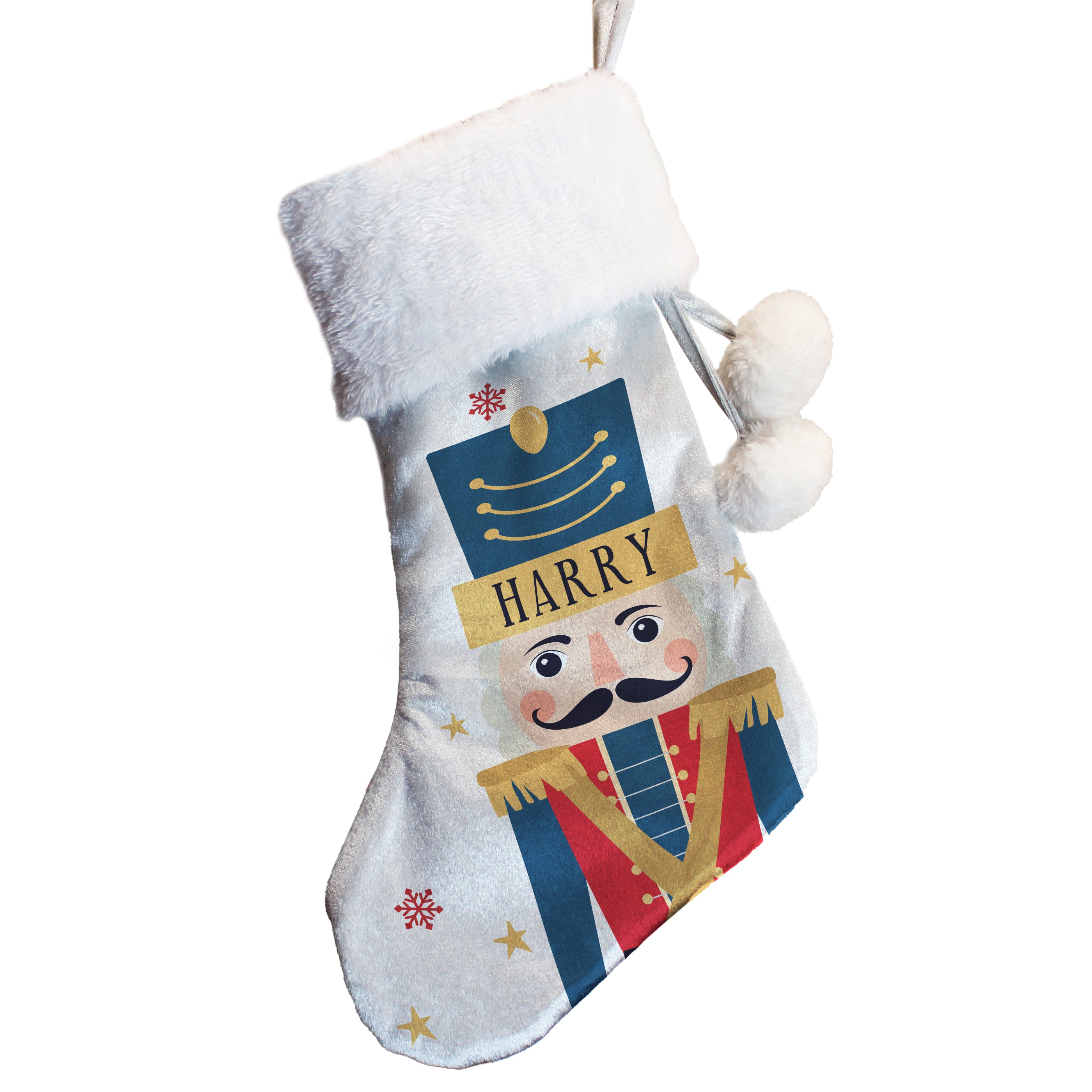 Personalised Nutcracker Christmas Stocking3