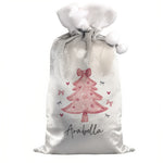 Personalised Pink Christmas Tree Sack3