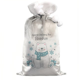 Personalised Polar Bear Christmas Sack