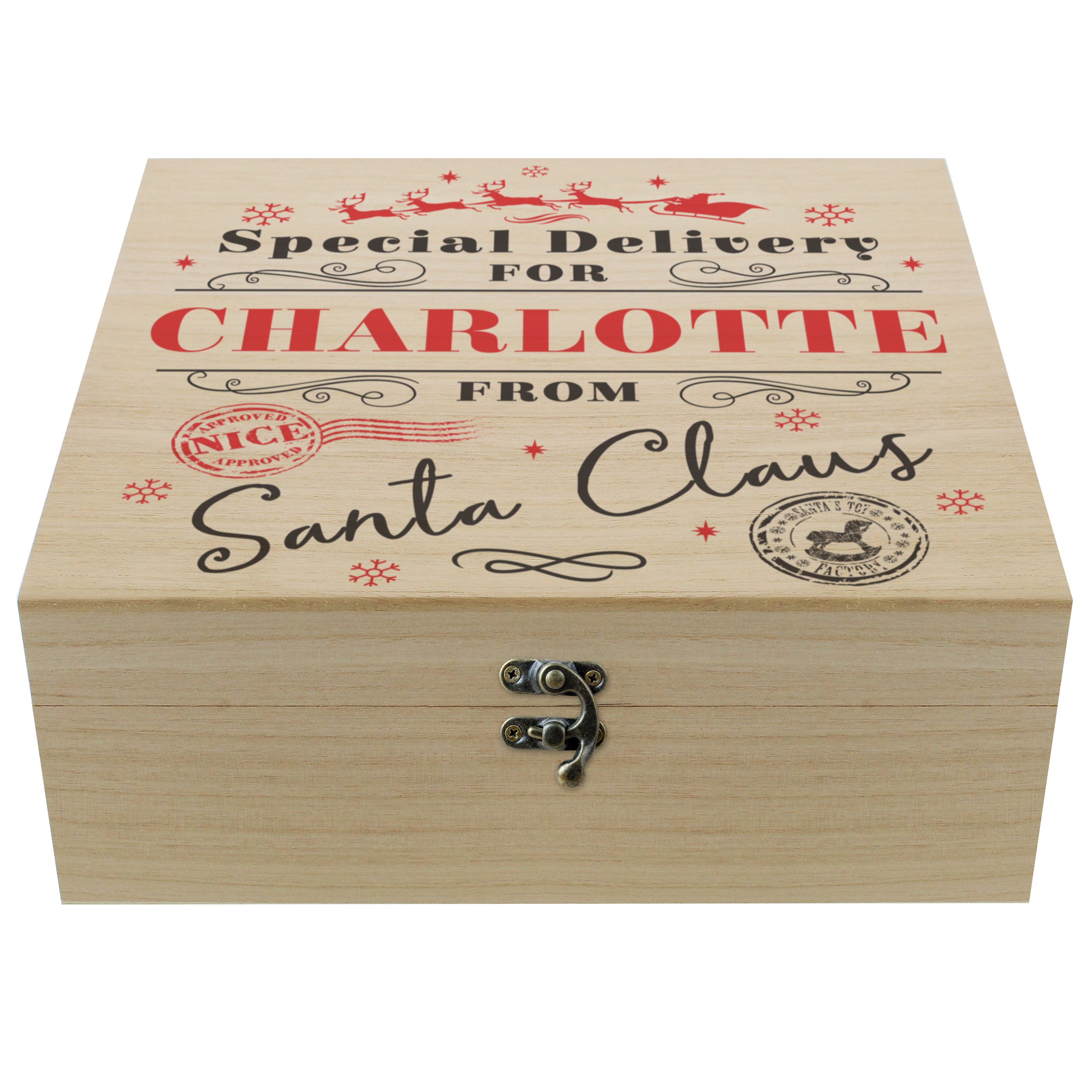 Personalised Special Delivery Christmas Eve Box4