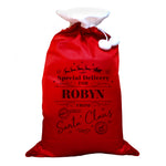 Personalised Special Delivery Red Sack4