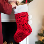 Personalised Special Delivery Red Stocking1