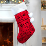 Personalised Special Delivery Red Stocking2