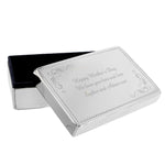Personalised Swirl Rectangular Jewellery Box1