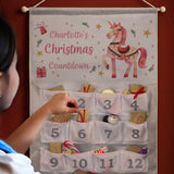 Personalised Unicorn Christmas Advent Calendar5