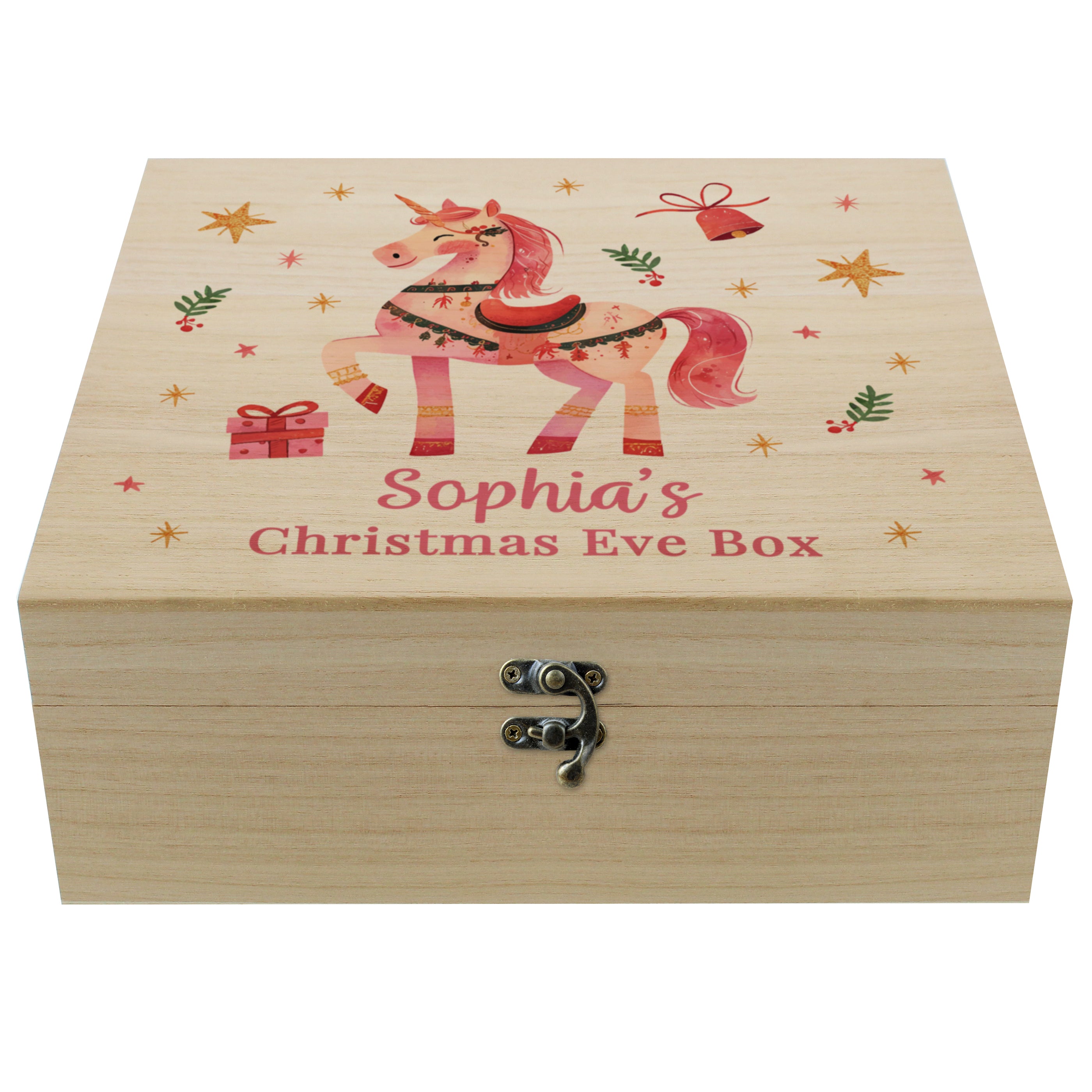 Personalised Unicorn Christmas Eve Box5