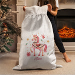 Personalised Unicorn Christmas Sack2