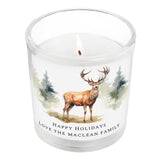 Personalised Watercolour Stag Candle Jar4