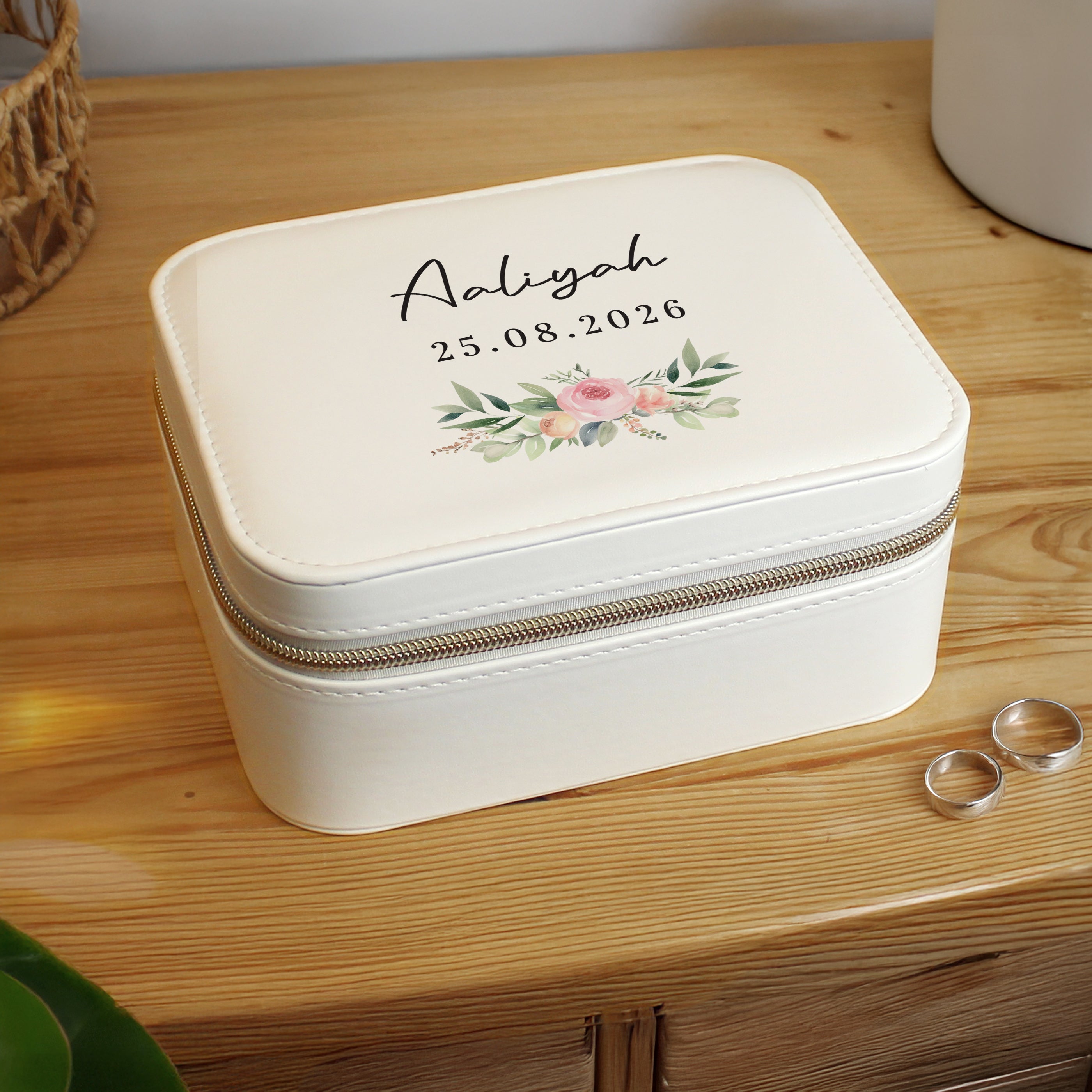 Personalised Wedding Travel Jewellery Box1
