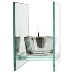 Personalised A Winter's Night Mirrored Glass Tea Light Candle Holder 03