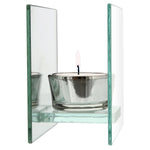 Personalised A Winter's Night Mirrored Glass Tea Light Candle Holder 05