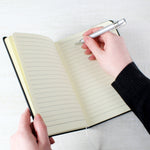 Personalised Celestial Black Hardback Notebook3