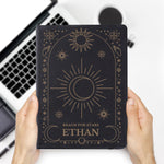 Personalised Celestial Black Hardback Notebook5