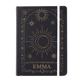 Personalised Celestial Black Hardback Notebook6