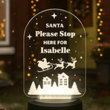 Personalised Christmas Outdoor Solar Light