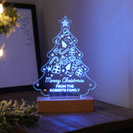 
Personalised Christmas Tree Wooden Based LED Light16