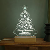 
Personalised Christmas Tree Wooden Based LED Light3