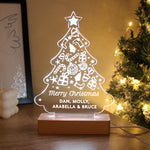 
Personalised Christmas Tree Wooden Based LED Light8