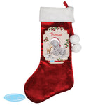 Personalised Me to You Reindeer Luxury Red Stocking3