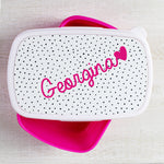 Personalised Pink Heart Lunch Box4