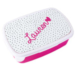 Personalised Pink Heart Lunch Box6