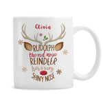 Personalised Rudolph the Red-Nosed Reindeer Mug1