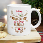 Personalised Rudolph the Red-Nosed Reindeer Mug2