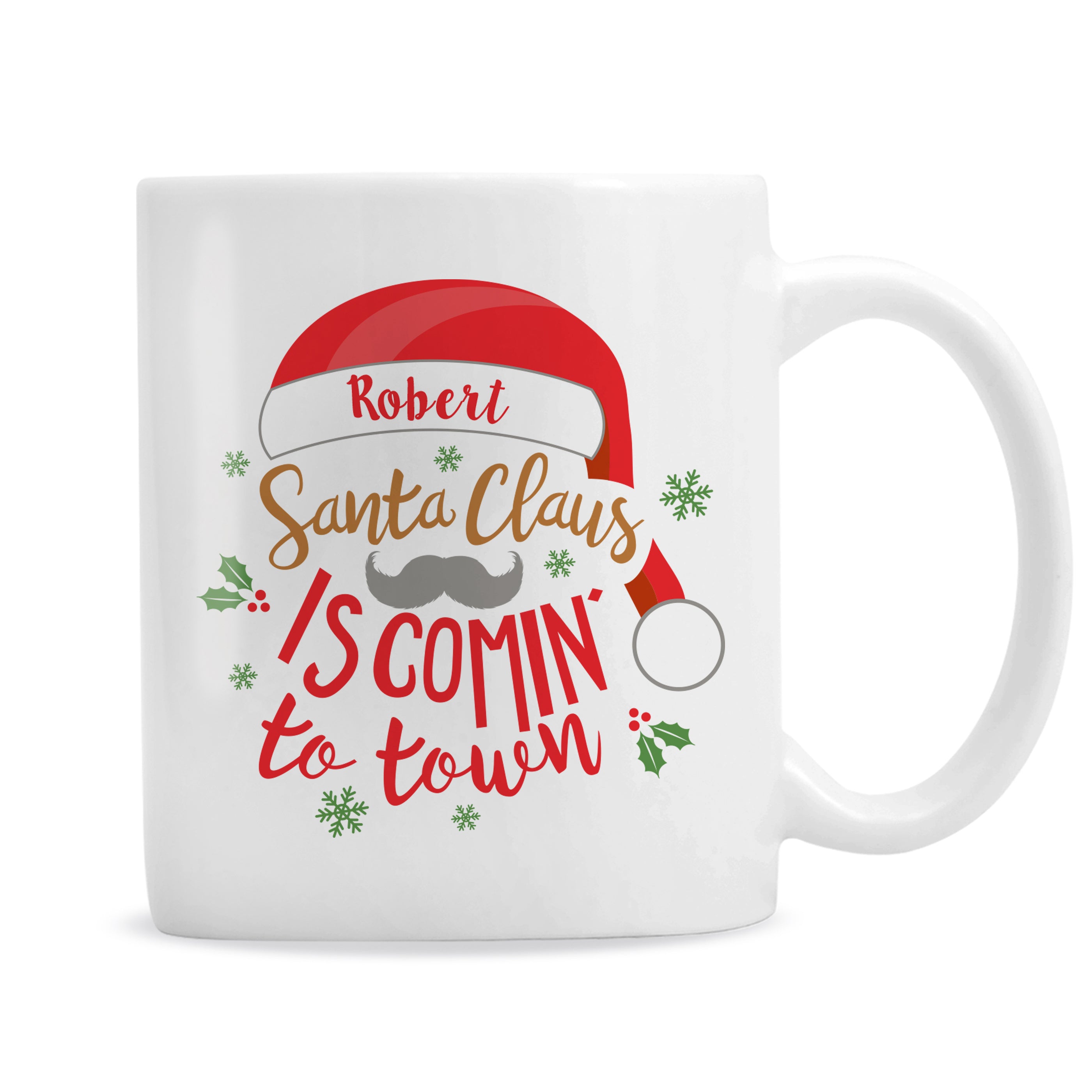 Personalised Santa Claus Is Comin' To Town Mug4