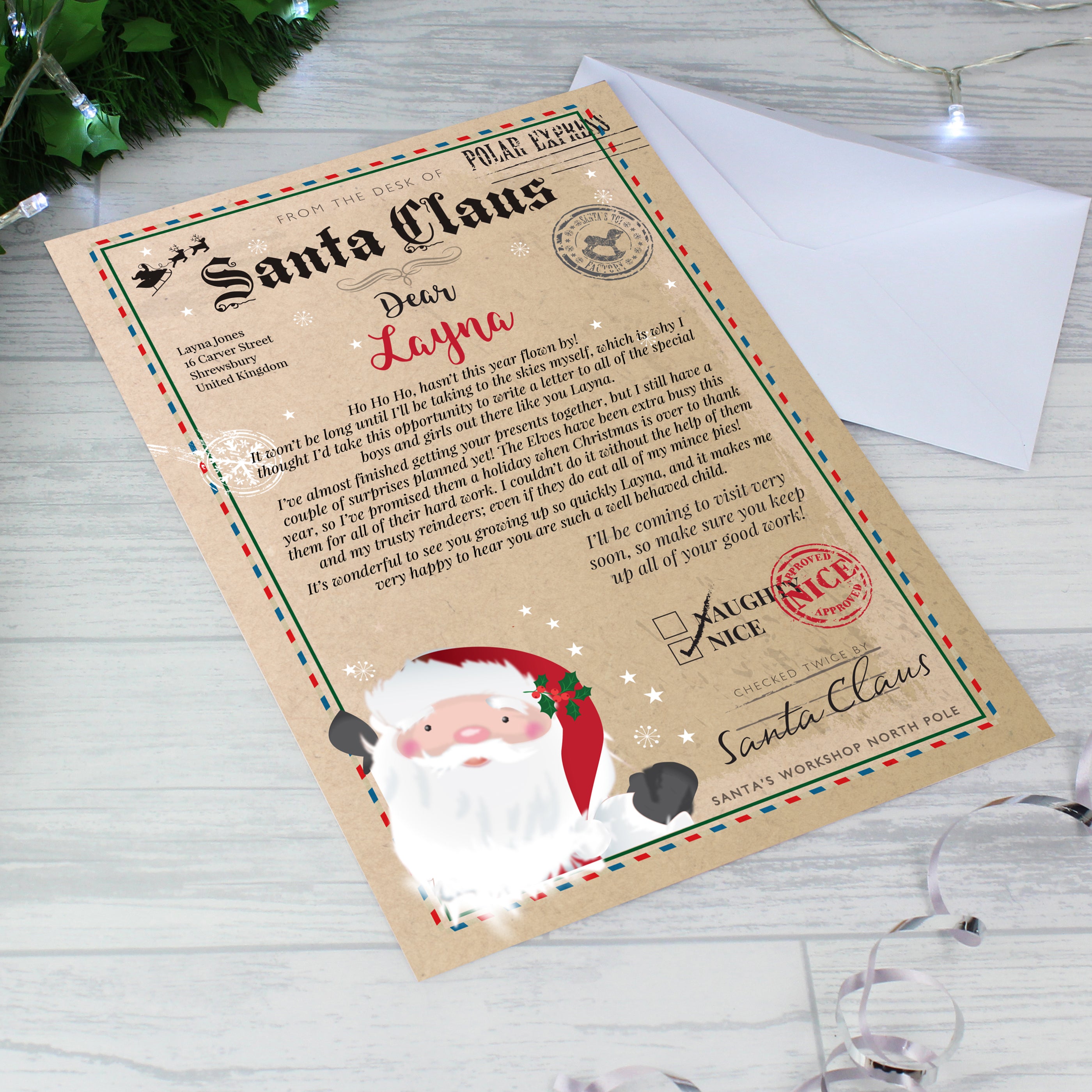 Personalised Santa Claus Letter3