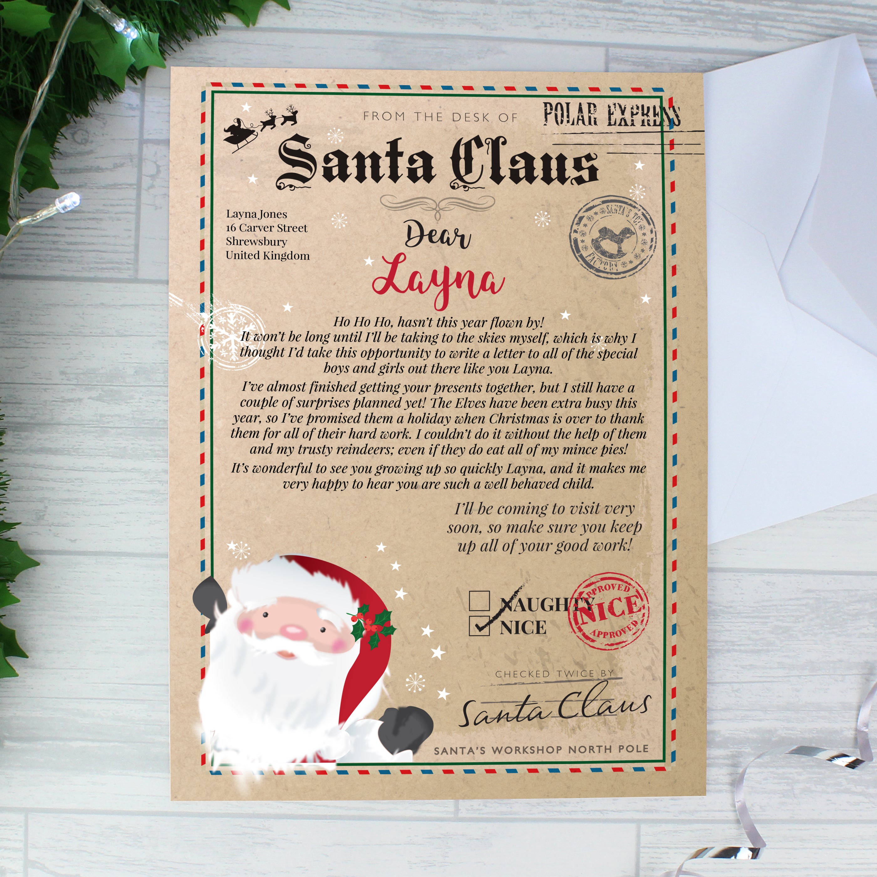 Personalised Santa Claus Letter4