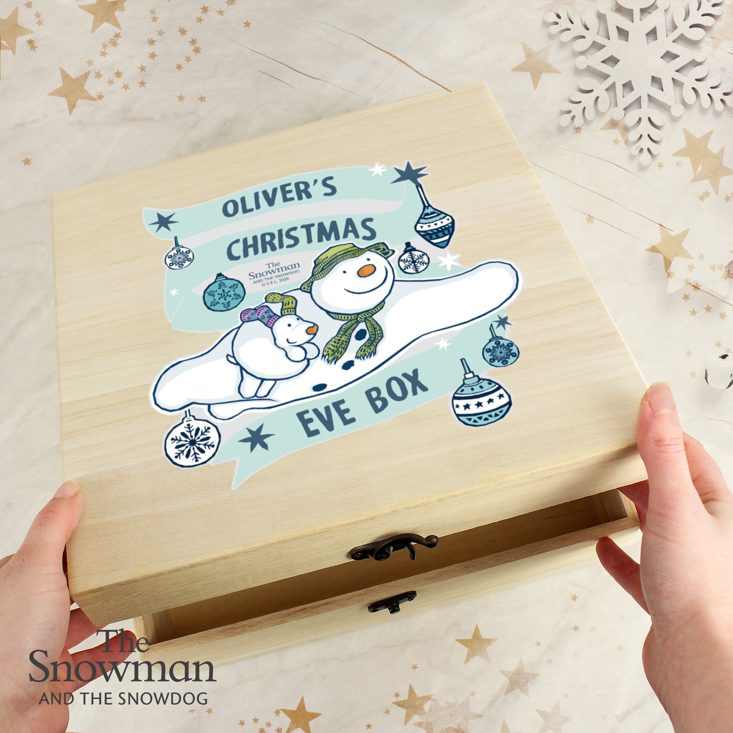 Personalised The Snowman and the Snowdog Christmas Eve Box