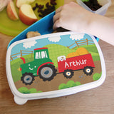 Personalised Tractor Lunch Box5