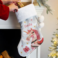 Personalised Unicorn Christmas Stocking
1