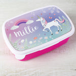 Personalised Unicorn Pink Lunch Box4