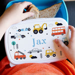 Personalised Vehicles Lunch Box