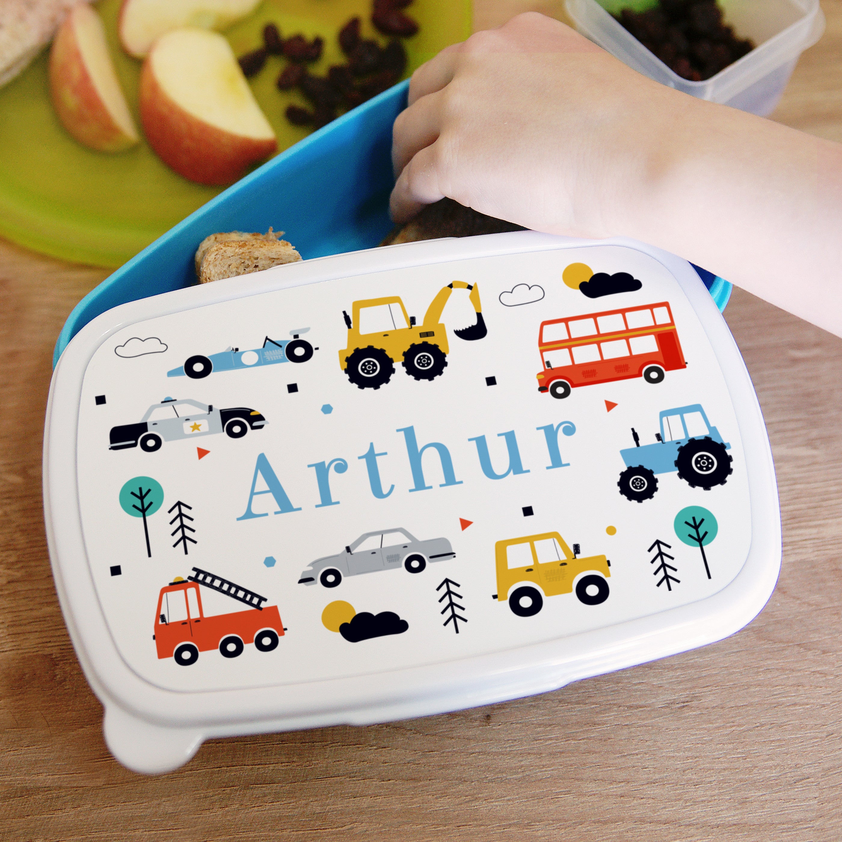 Personalised Vehicles Lunch Box5