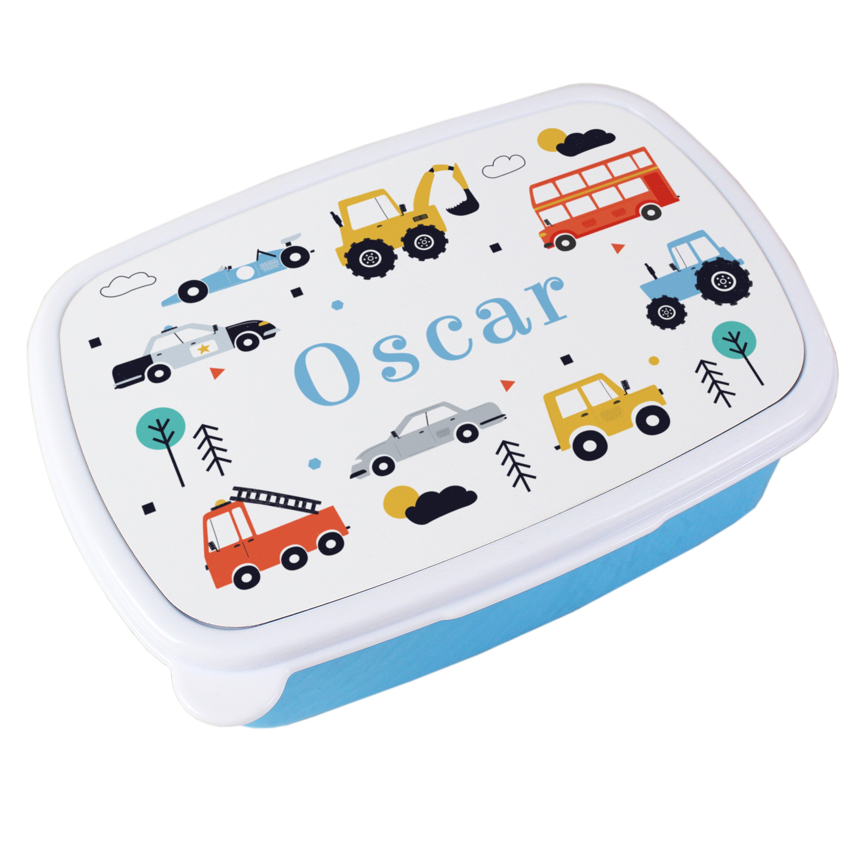 Personalised Vehicles Lunch Box6