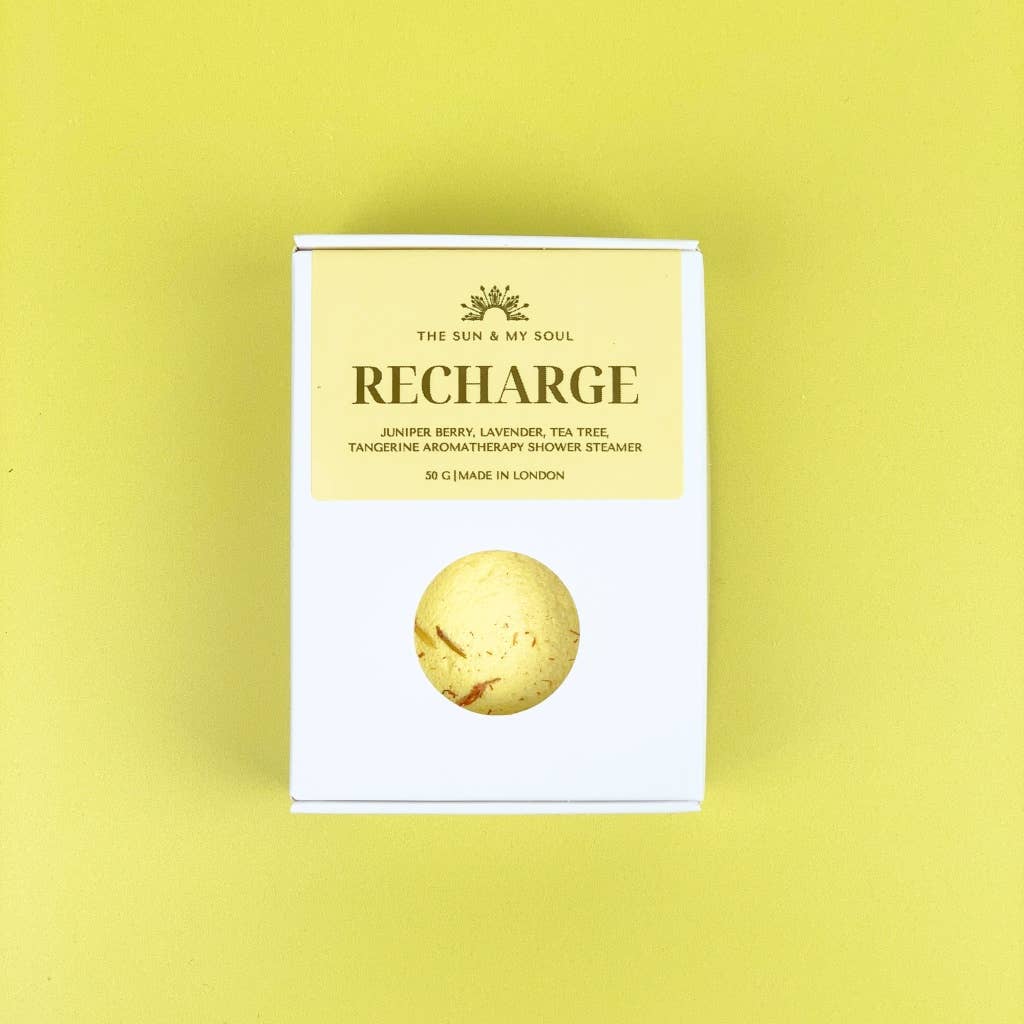 Recharge Aromatherapy Shower Steamer⎜Citrus Bath Bomb4
