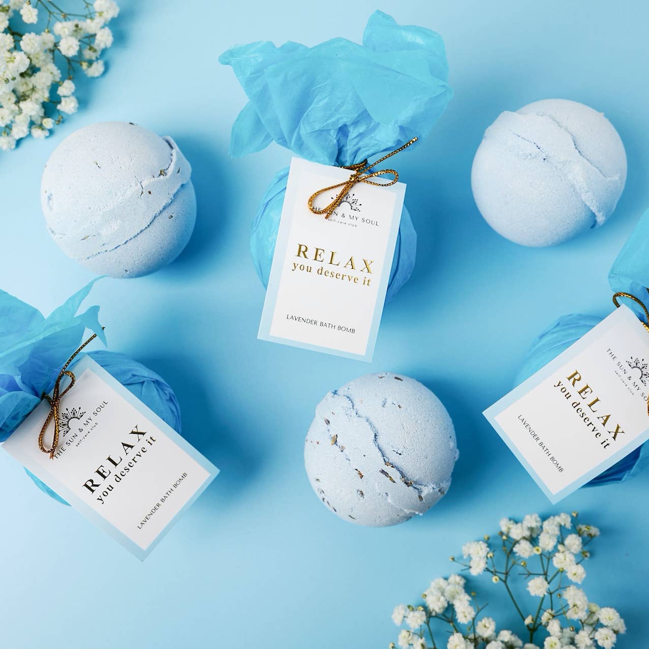Relax Lavender Bath Bomb Gift2
