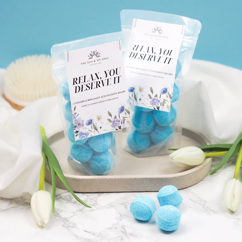 Relax Mini Bath Bomb⎜Lavender Bath Bomb Fizzer