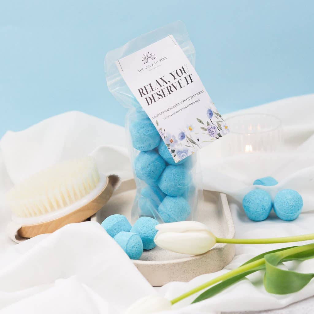 Relax Mini Bath Bomb⎜Lavender Bath Bomb Fizzer1