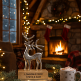 Personalised Stag Ornament